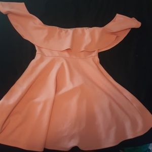 Over the shoulder dress